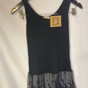 PPLA Lace Bottom Layer Tank Top